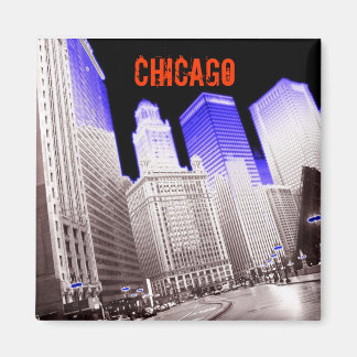 CHICAGO BLUE MAGNET