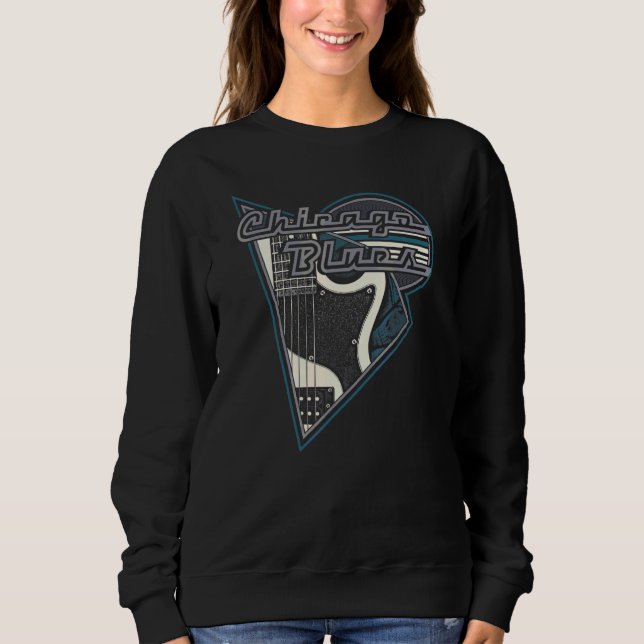 Chicago Blues Music Sweatshirt (Front)