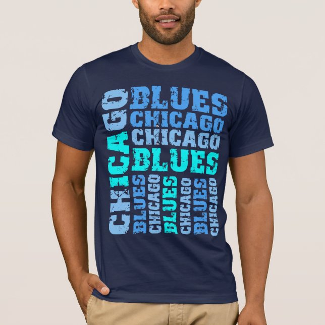 CHICAGO BLUES T-Shirt (Front)