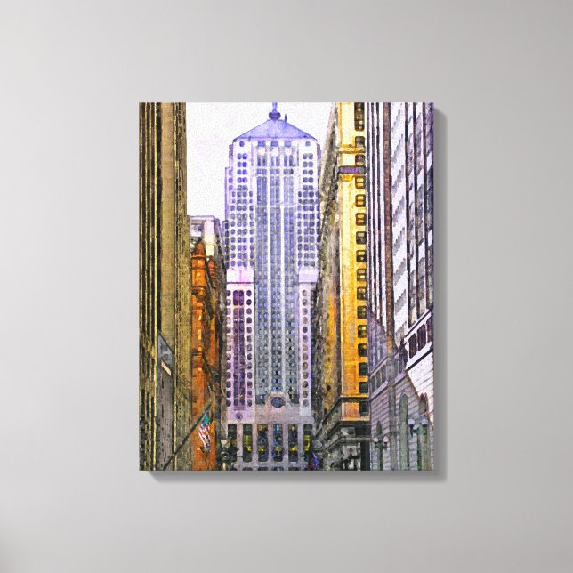 Chicago Board Of Trade - Rectangular Canvas Art (Front)