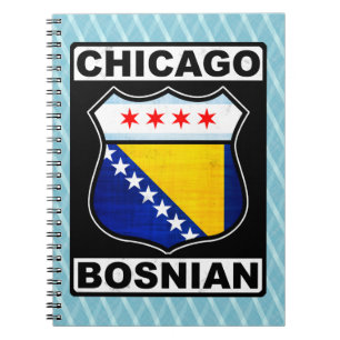 Chicago Bosnian American Spiral Notebook