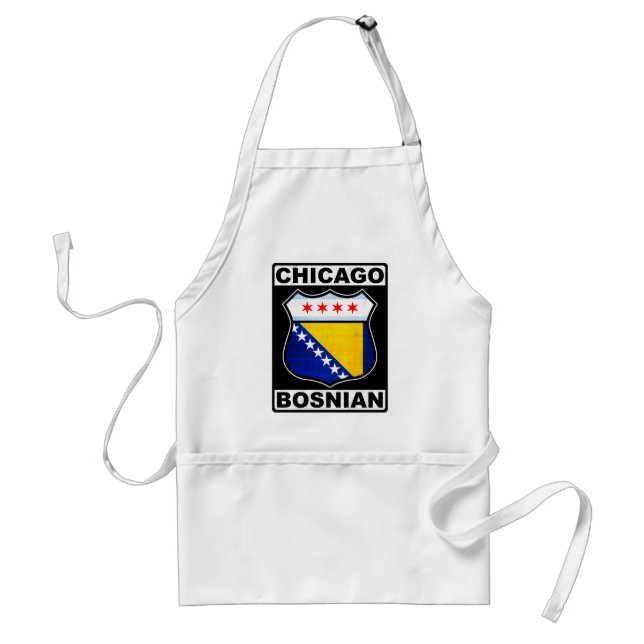 Chicago Bosnian American Standard Apron (Front)