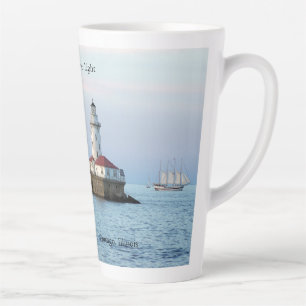 Chicago Breakwater Light 17 oz latte mug