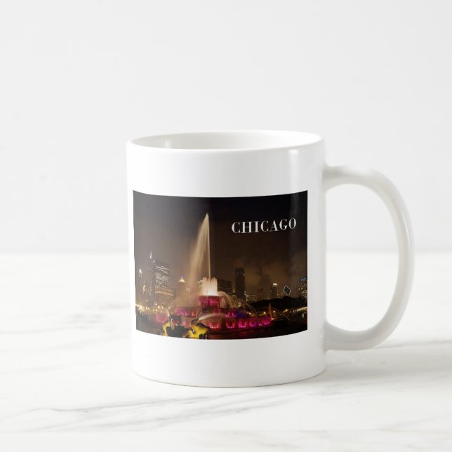 CHICAGO Buckingham Fountain (St.K) Coffee Mug (Right)