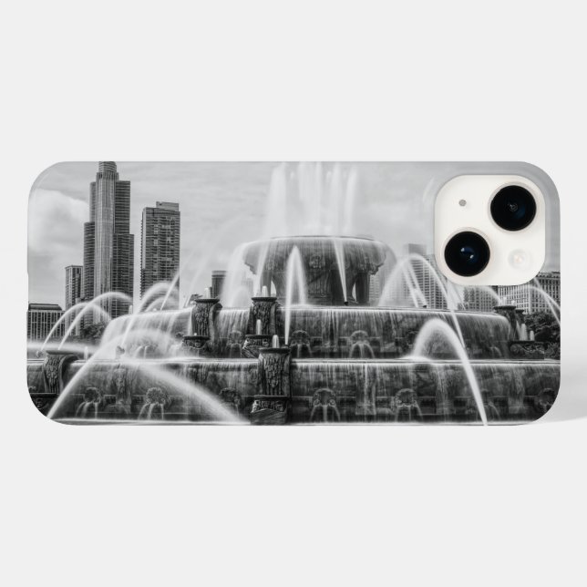Chicago Buckingham Grayscale Case-Mate iPhone Case (Back (Horizontal))