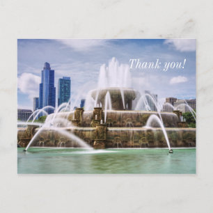 Chicago Buckingham Thank You Postcard