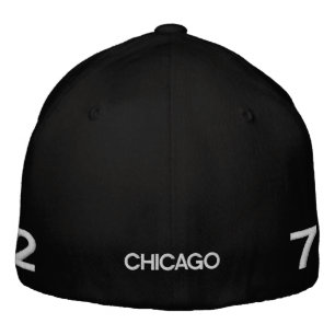 Chicago Cap: CHI Chicago 312 & 773 White Text Embroidered Hat