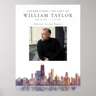 Chicago Celebration Of Life Photo Welcome Sign
