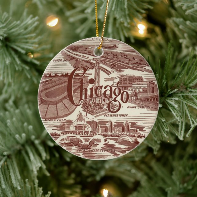 Chicago Ceramic Tree Decoration (Tree)