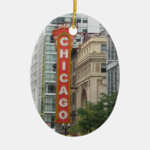 Chicago Ceramic Tree Decoration