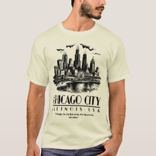 Chicago City illinois USA T-Shirt