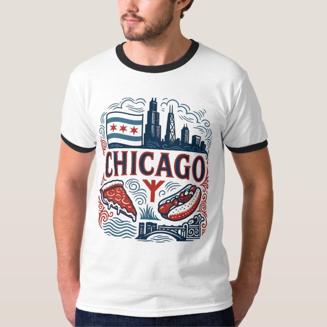 Chicago city pride T-Shirt (Front)