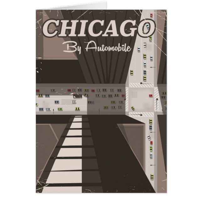 Chicago City travel poster (Front)