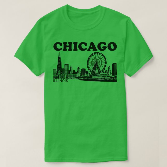 Chicago Cityscape TShirt 1 (Design Front)