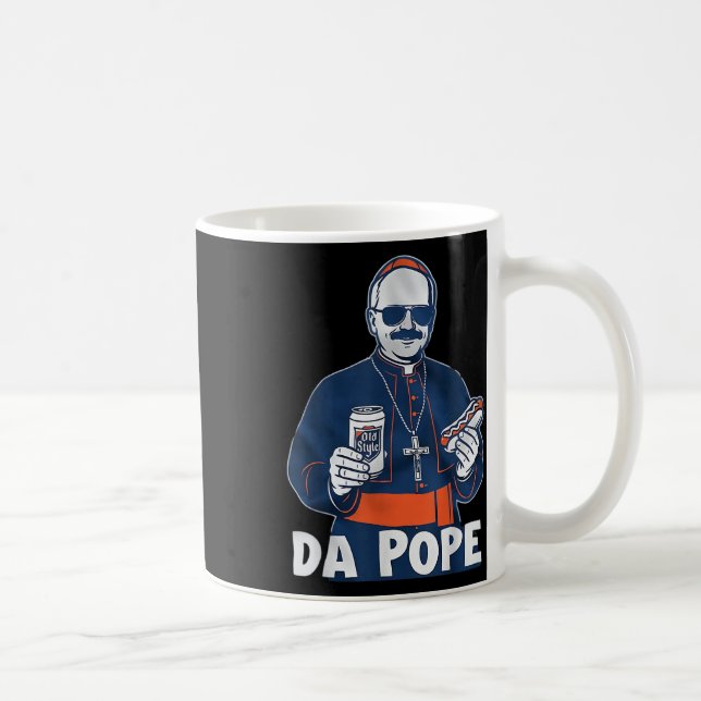 Chicago Da Pope Funny Humour Catholic  Coffee Mug (Right)