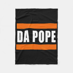 Chicago Da Pope Funny Humour  Fleece Blanket