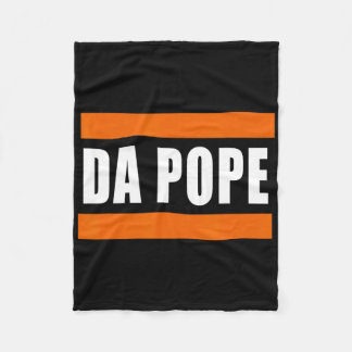 Chicago Da Pope Funny Humour Fleece Blanket