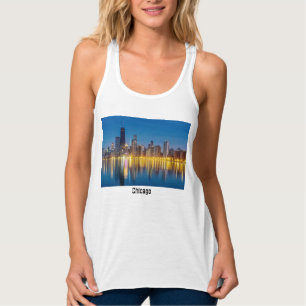 Chicago Dawn Cityscape Tank Top