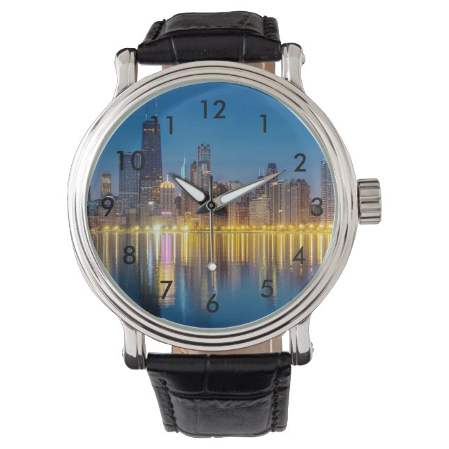 Chicago Dawn Cityscape Watch (Front)