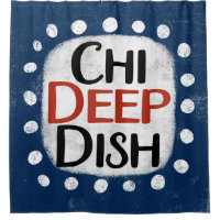 Chicago Deep Dish Shower Curtain