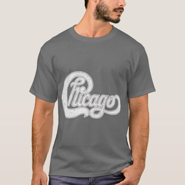 Chicago--Distress-Style T-Shirt (Front)
