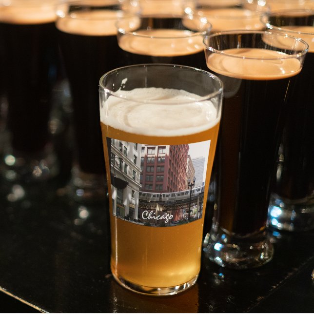 Chicago Elevated Loop Train Glass (In Situ)