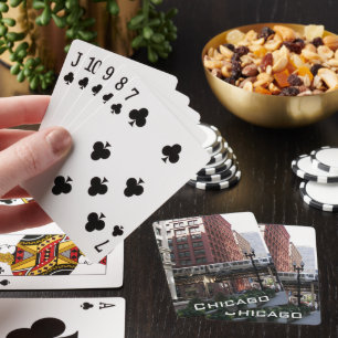 Chicago Elevated Loop Train Playing Cards