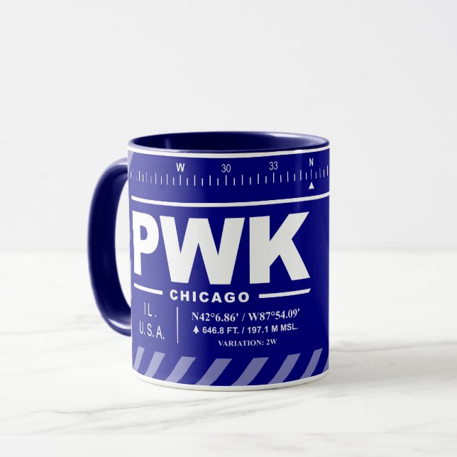 Chicago Executive Airport PWK Mug (Front Left)
