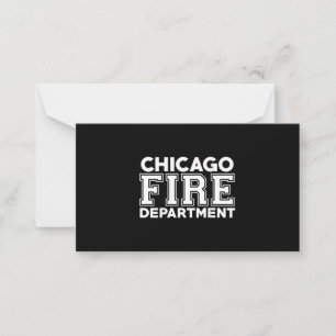 Chicago Fire Rescue Department Firefighter Card