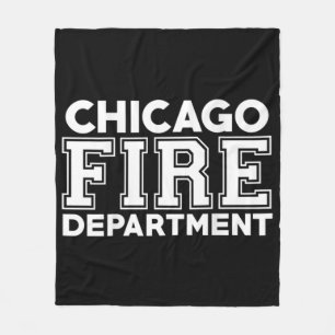 Chicago Fire Rescue Department Firefighter Fleece Blanket
