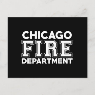 Chicago Fire Rescue Department Firefighter Postcard