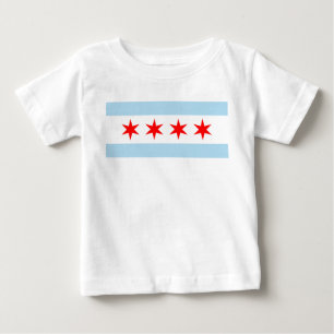 Chicago Flag Baby T-Shirt