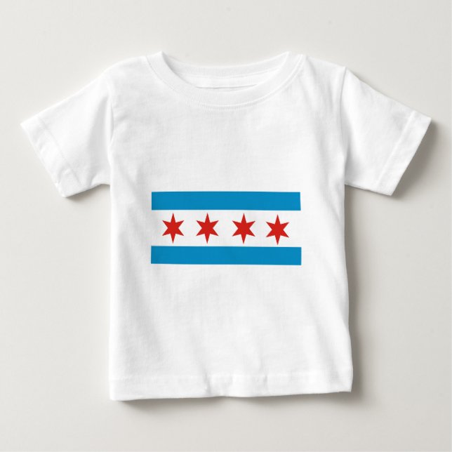 chicago flag baby T-Shirt (Front)