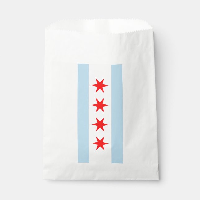 Chicago Flag Favour Bags (Front)