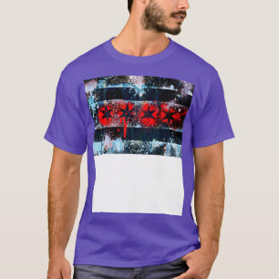 Chicago Flag Graffiti Spray Paint T-Shirt