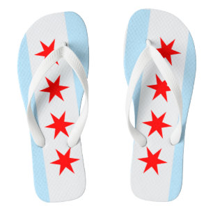 Chicago Flag Jandals