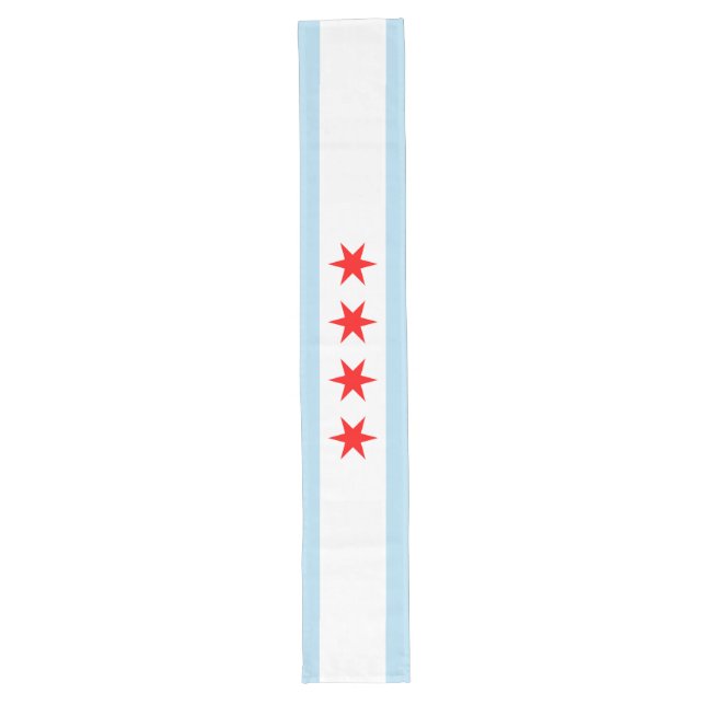 Chicago Flag Long Table Runner (Front)