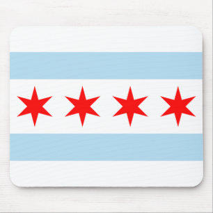 Chicago Flag Mousepad