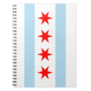 Chicago Flag Notebook