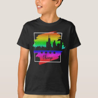 Chicago Flag Skyline LGBT Gay Pride Parade