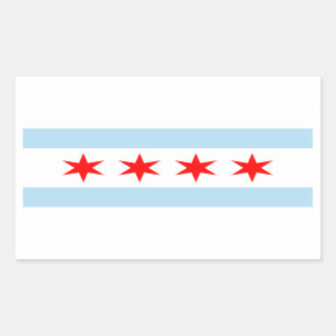 Chicago Flag Stickers