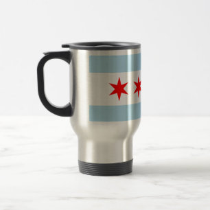 Chicago Flag Travel Mug