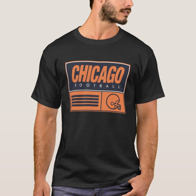 Chicago football Oversized 1 T-Shirt (Front)