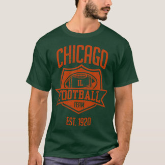 Chicago Football Team Inspired Chicago Bears Illin T-Shirt