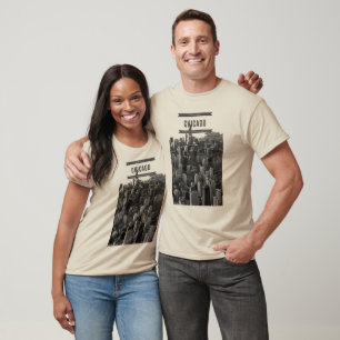 Chicago From Abov  T-Shirt
