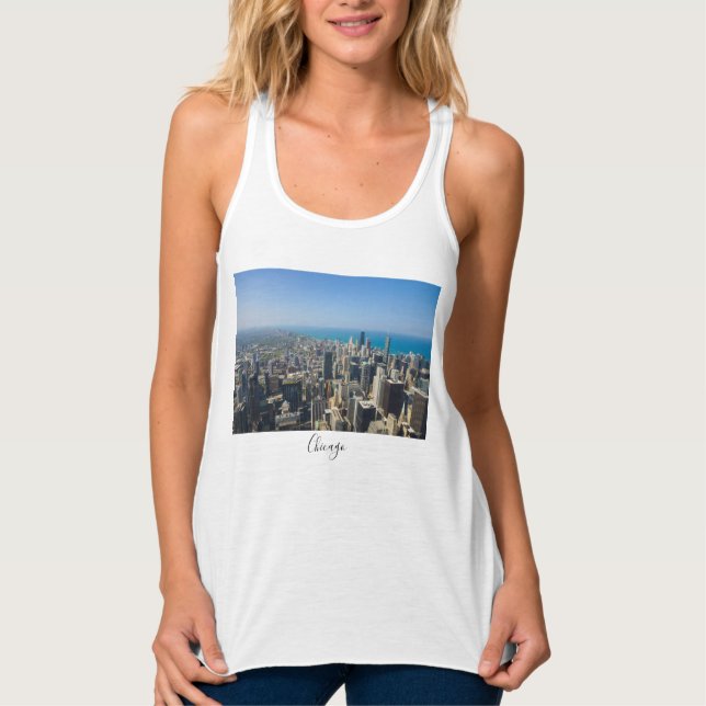 Chicago From Above Tank Top (Front)