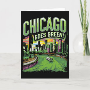 Chicago Goes Green For St. Patrick's Day Card