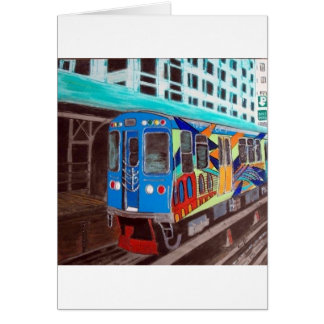 Chicago Graffiti El Train