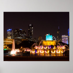 Chicago Grant Park Poster