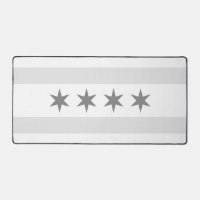 Chicago Gray and White flag